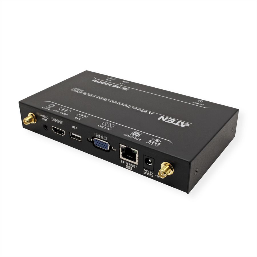 ATEN VP2021 4K draadloze presentatie switch met quad-weergave