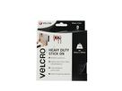 VELCRO® extra sterke zelfklevende klittenband met haak en lus 50 mm x 2,5 m zwart