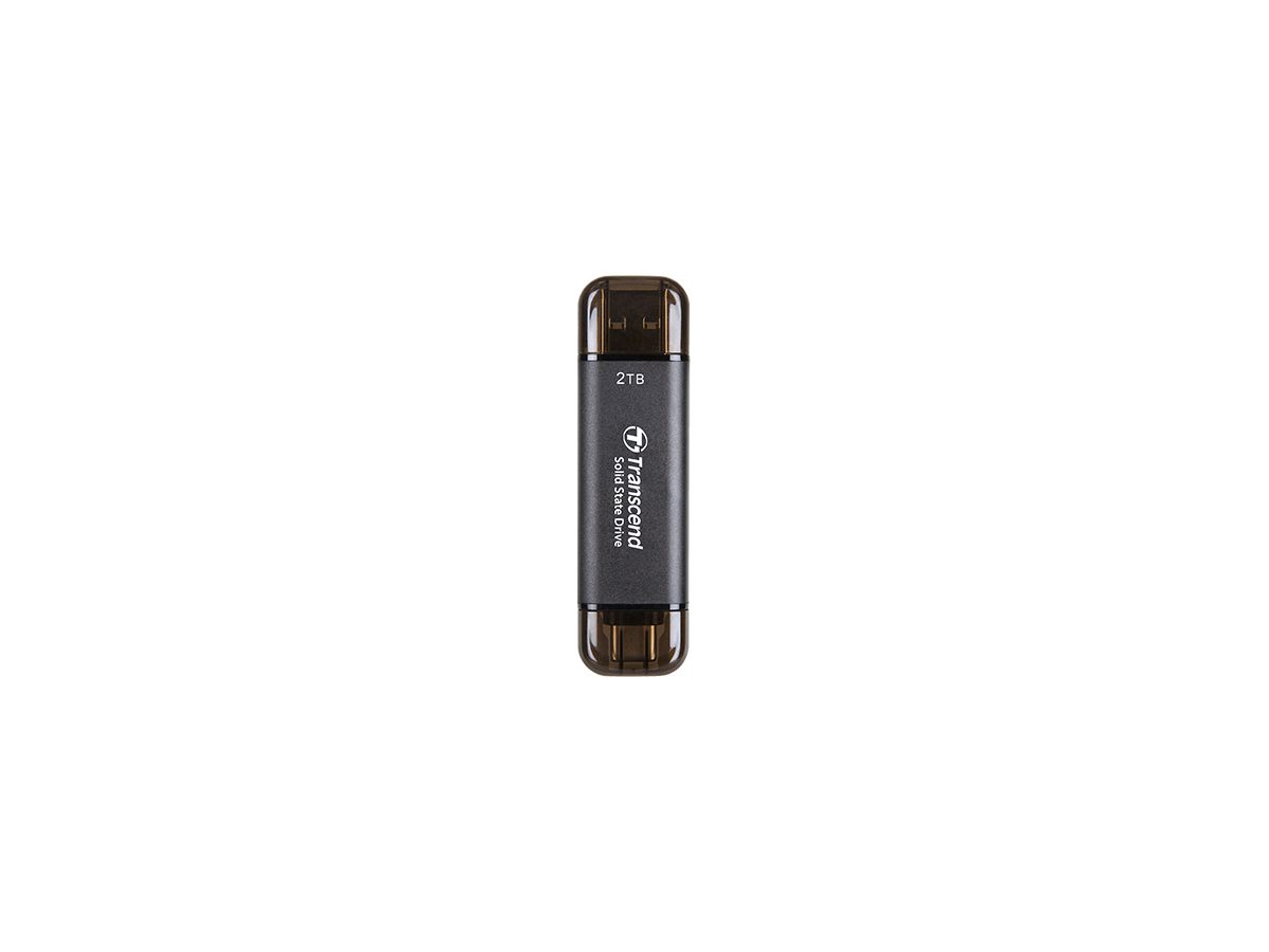 Transcend TS2TESD310C externe solide-state drive 2 TB Zwart