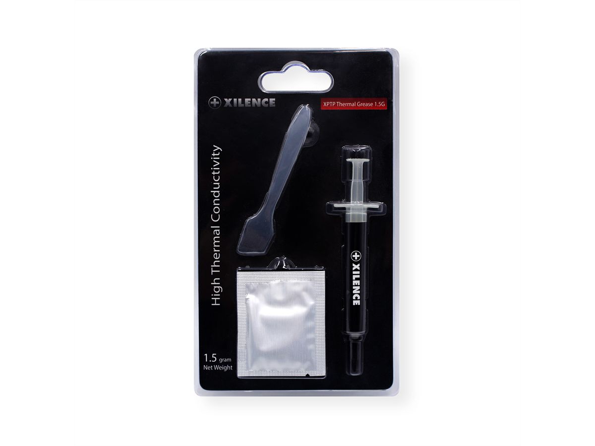 Xilence XPTP High Performance Thermal Paste, Spatula, Cleaning Cloth, 1.5g