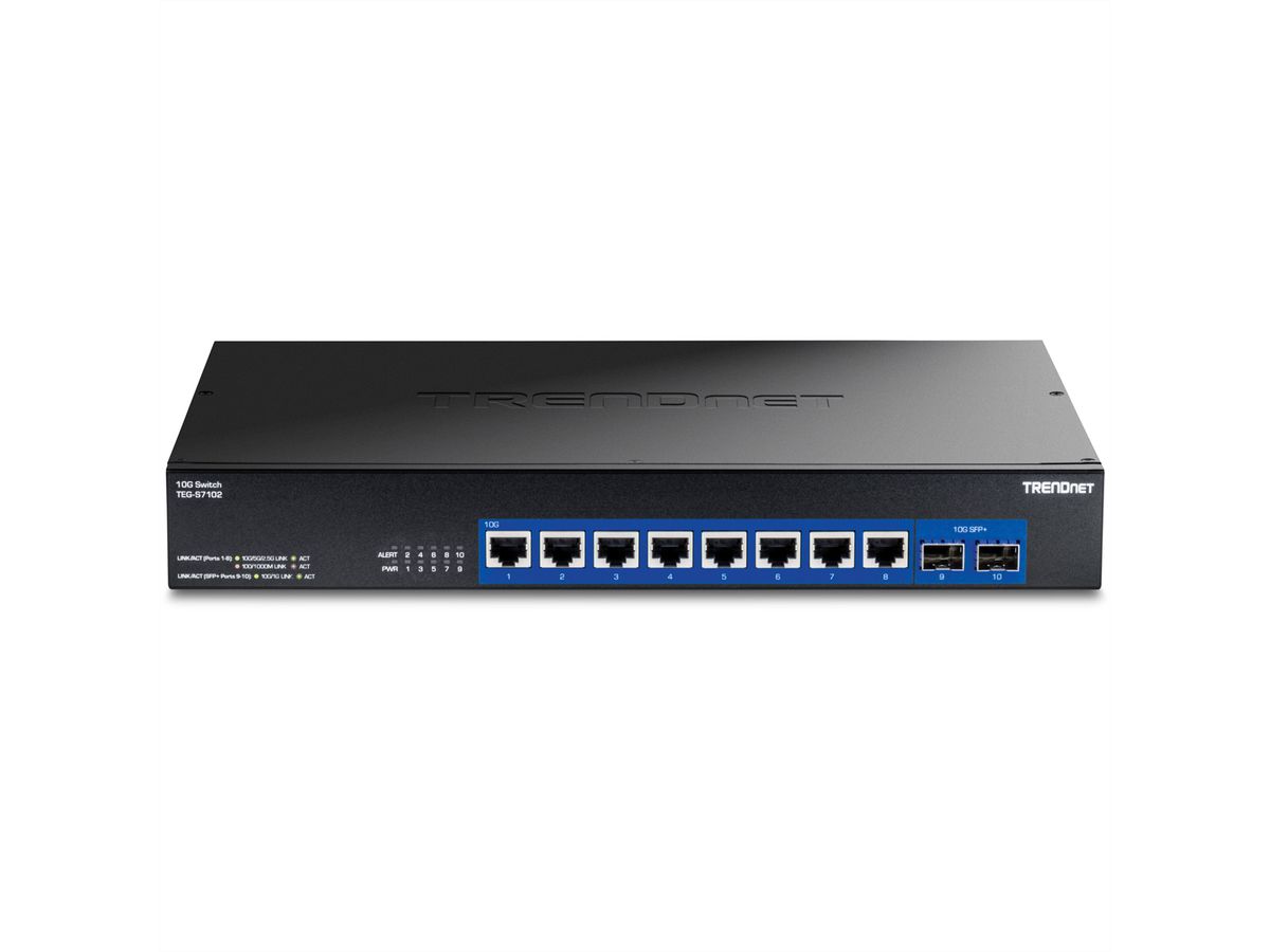 TRENDnet TEG-S7102 10-poorts 10G switch Unmanaged