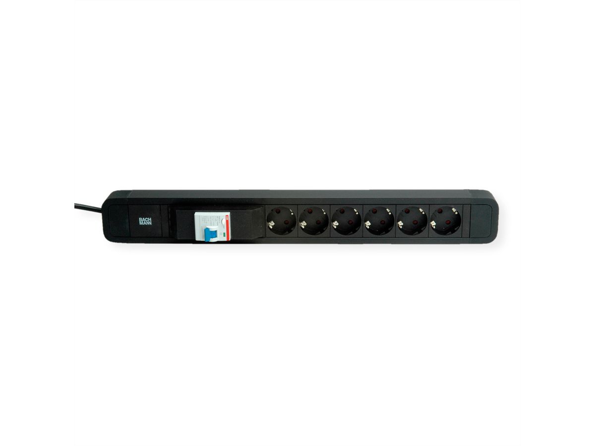 BACHMANN PRIMO 2 6xCEE7/3 1xFI, black, 2 m