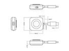 VALUE Wireless HDMI A/V Adapter-System, USB-C (Sender) - HDMI (Empfänger), 20 m