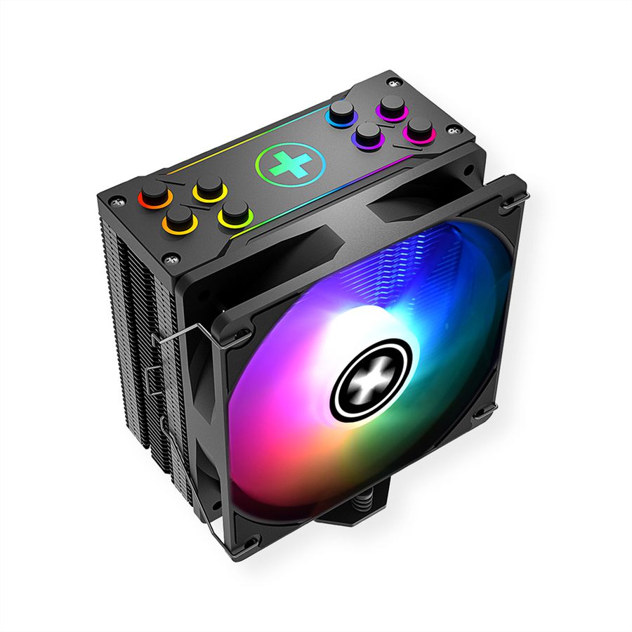 Xilence M704PRO.ARGB AMD and Intel CPU Cooler, 120mm ARGB PWM Fan, 180W TDP