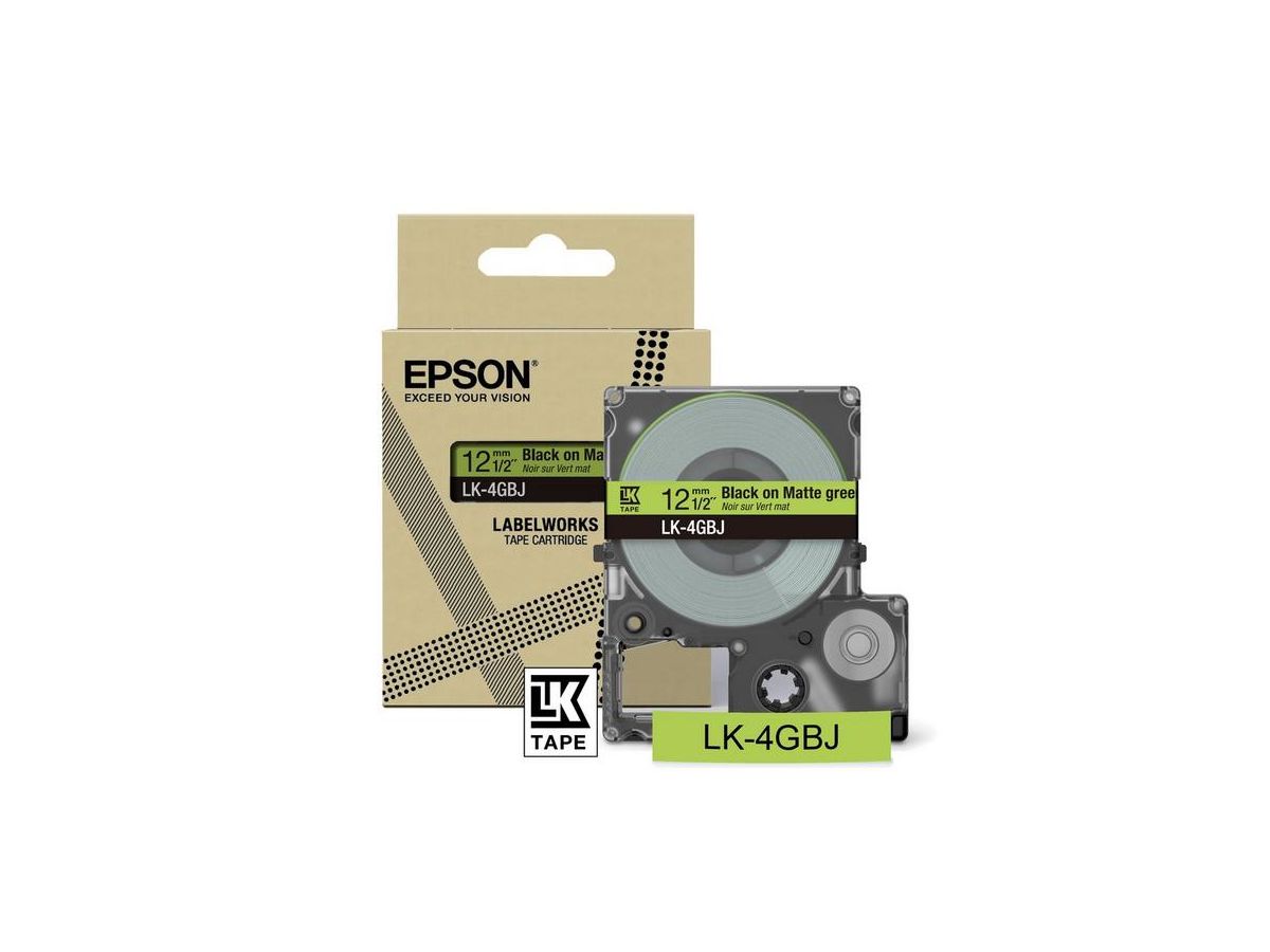 Epson LK-4GBJ Zwart, Groen