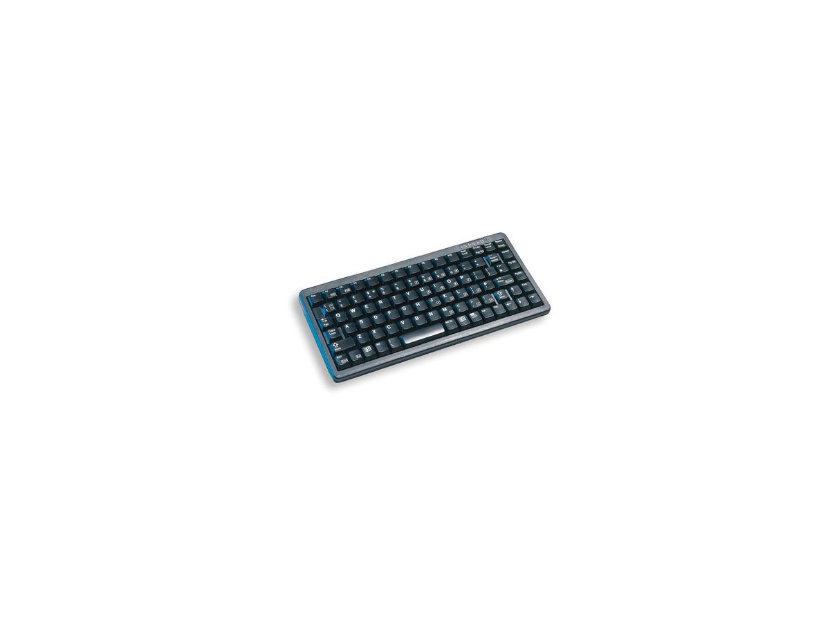 Cherry Kompakt-Tastatur G84-4100 schwarz USB+PS/2, G84-4100LCMDE-2
