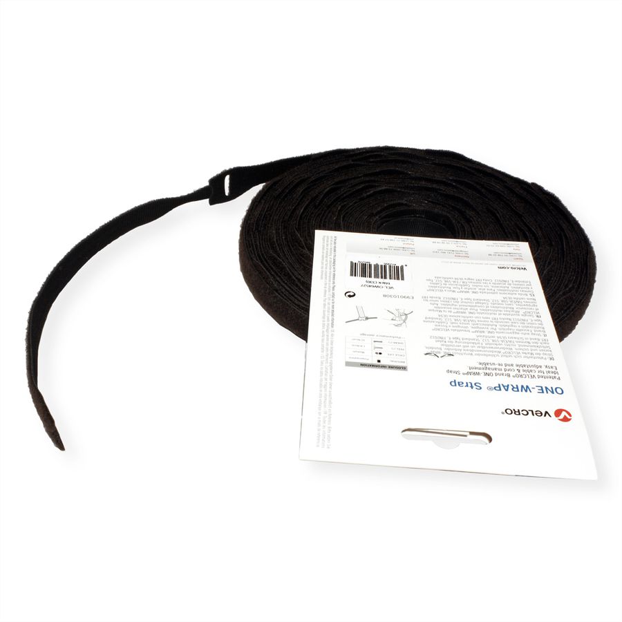 VELCRO® One Wrap® Bindband 20 mm x 200 mm, 100 stuks, zwart