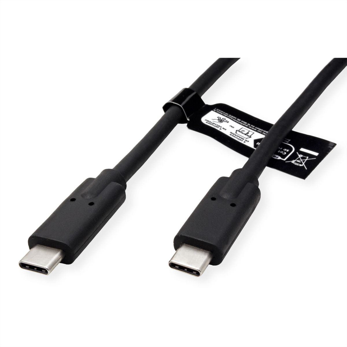 VALUE USB4 Gen2x2 Kabel, C-C, M/M, 4K UHD-1, 20Gbit/s, 100W, zwart, 2 m