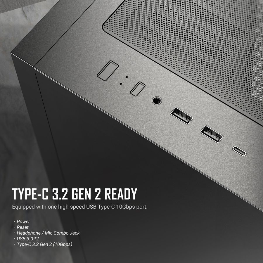 ANTEC CX60M ARGB PC-Gehäuse Mini Tower Micro-ATX, black