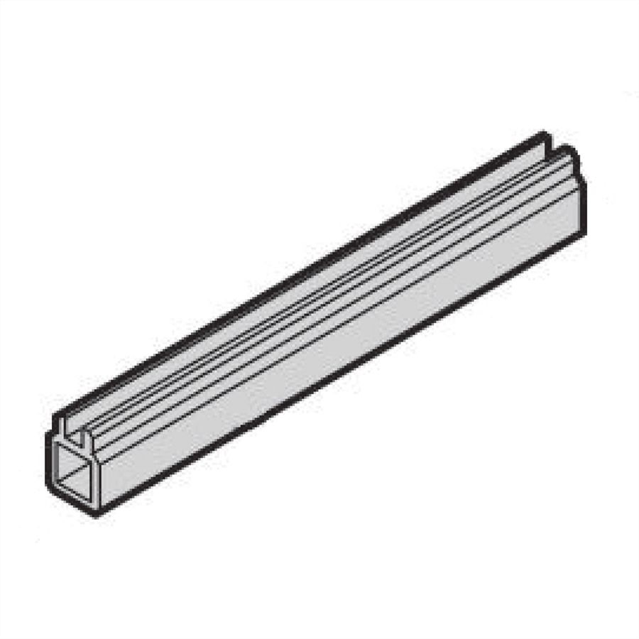 SCHROFF Guide Rail Multi Piece, Mid-Piece, Aluminium Extrusion, 160 mm, 2.5 mm Groove Width, Silver, 10 Pieces