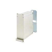 SCHROFF insteekmodule met frame PRO, gladde afdekking, 1 connector, 6 HE, 42 HE, 167 mm