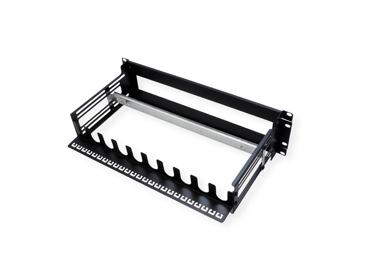VALUE 19” montageframe voor DIN-railapparaten, zwart