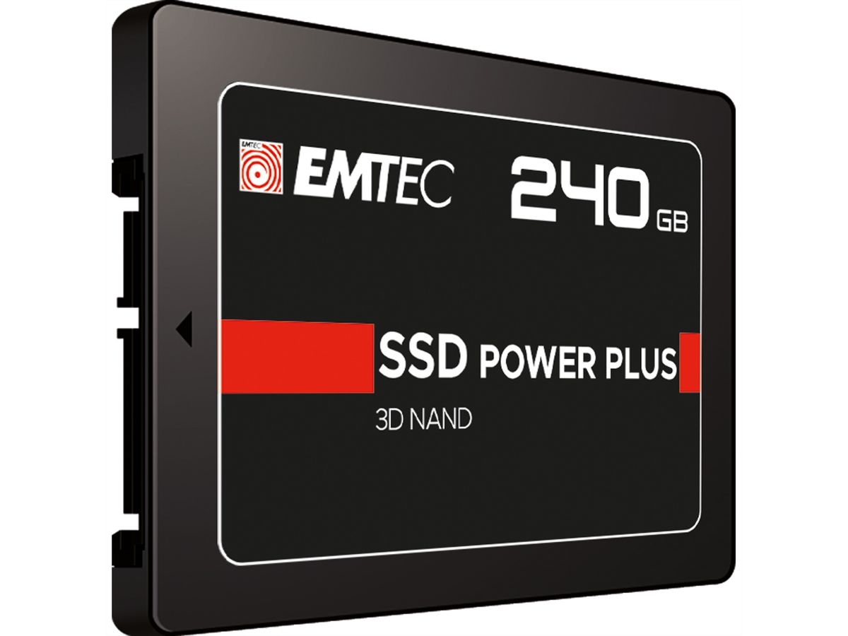 EMTEC SSD Intern X150 240GB, SSD Power Plus, 2.5 Zoll, SATA III 6GB/s