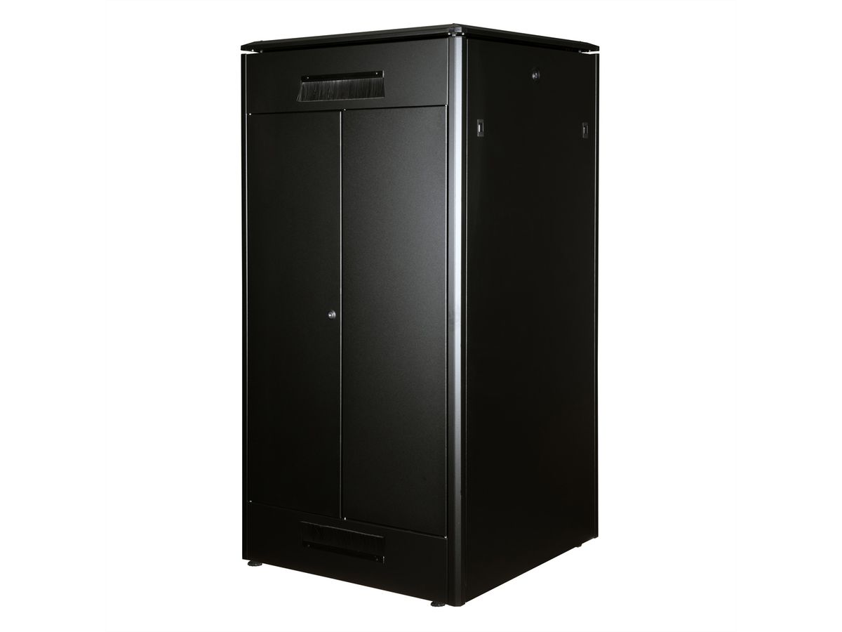 ROLINE 19-inch netwerkkast Pro 32 U , 800x800 BxD Glazen deur zwart