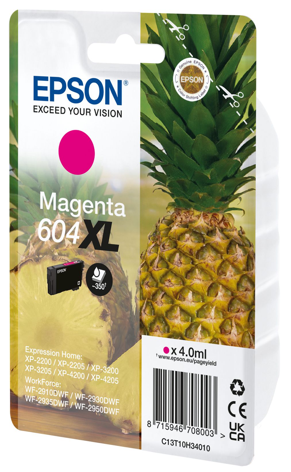 Epson 604XL ink cartridge 1 pc(s) Original High (XL) Yield Magenta