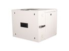 ROLINE 19-inch wandbehuizing Pro 9 U, 600x600 BxD tweedelig draaibaar grijs