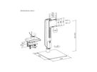 VALUE LCD-arm voor zware objecten, vrijstaand, in hoogte verstelbaar , 17–49 inch, max. 18 kg, zwart