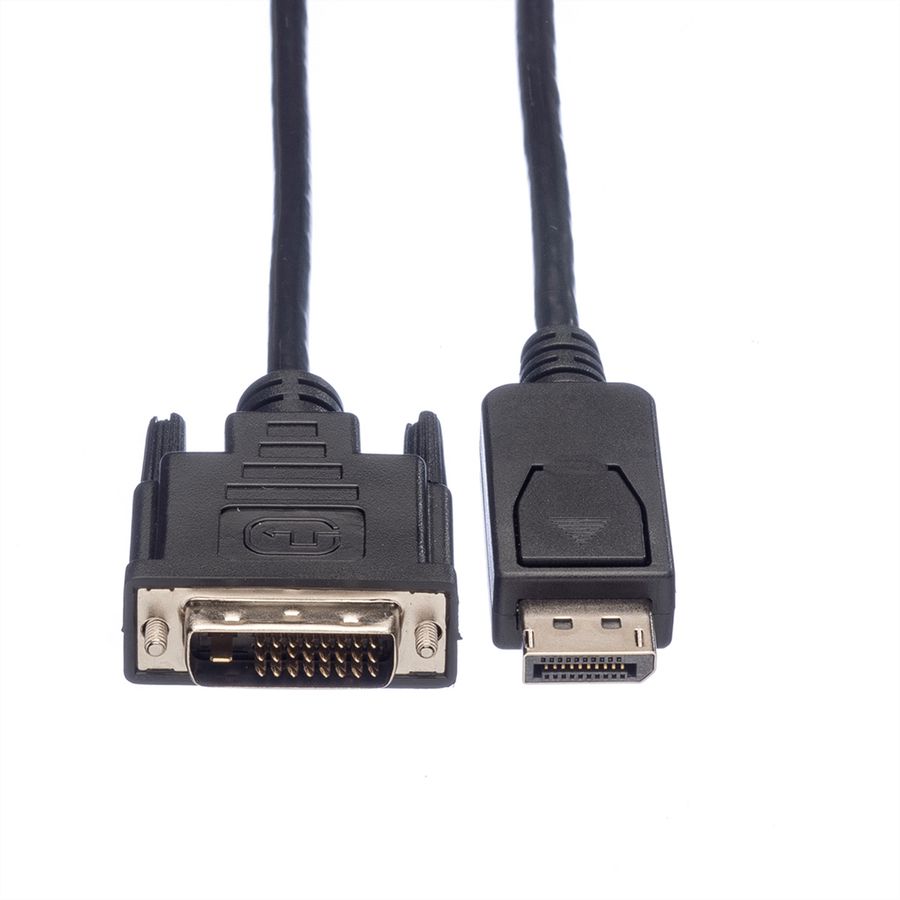 ROLINE DisplayPort Cable, DP-DVI (24+1), M/M, black, 5 m