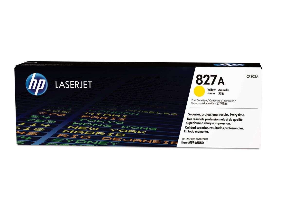 HP 827A originele gele LaserJet tonercartridge