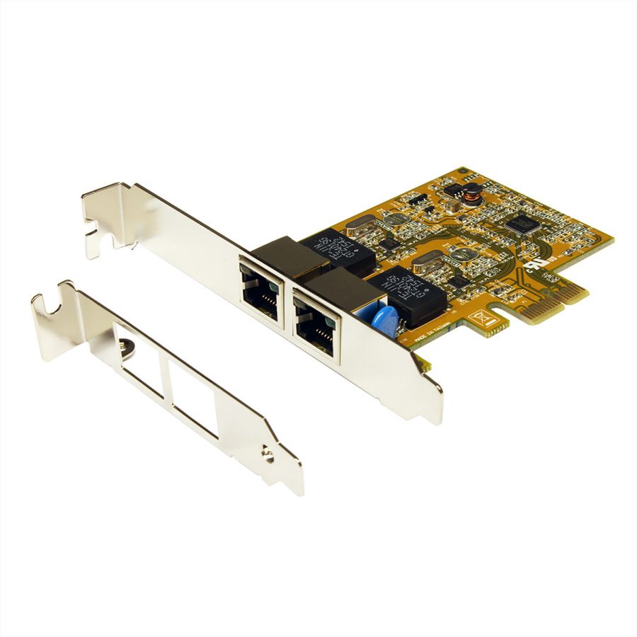 EXSYS EX-6072-3 PCIe 2x Gigabit Ethernet LAN card