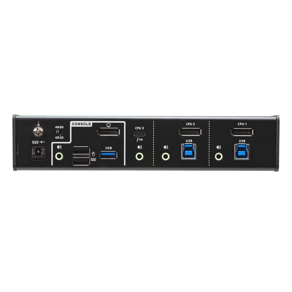 ATEN CS1953 3-poorts USB-C DisplayPort hybride KVM