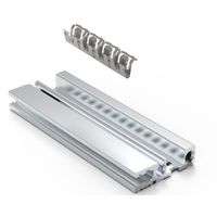 SCHROFF EuropacPRO EMC-afschermingsset, afdekplaat naar horizontale rail, roestvrij staal, 84 HP, 100 stuks