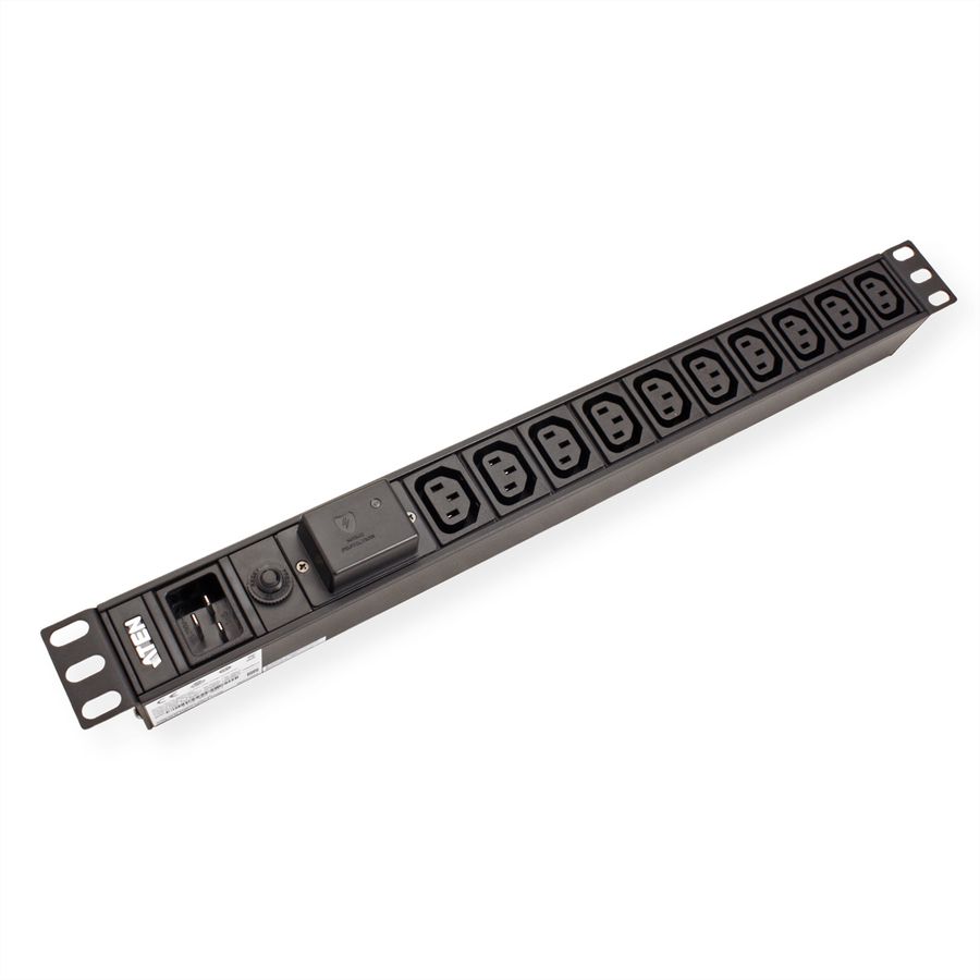 ATEN PE0210SG 1HE 16A Basic PDU 10-Poorts