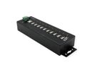 XSYS EX-1170HMVS 10-poorts USB 2.0 metalen HUB, 15KV Overspanningsbeveiliging