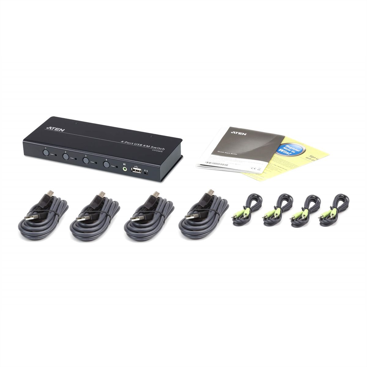 ATEN CS724KM 4-Poorts USB Boundless KM Switch
