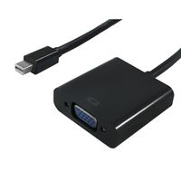 STANDARD Mini DisplayPort-VGA Adapter, Mini DP ST - VGA BU