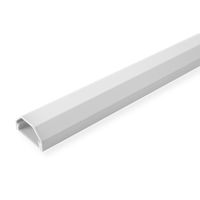ROLINE Cable Cover, Aluminium, 33x18mm, white, 1.1 m