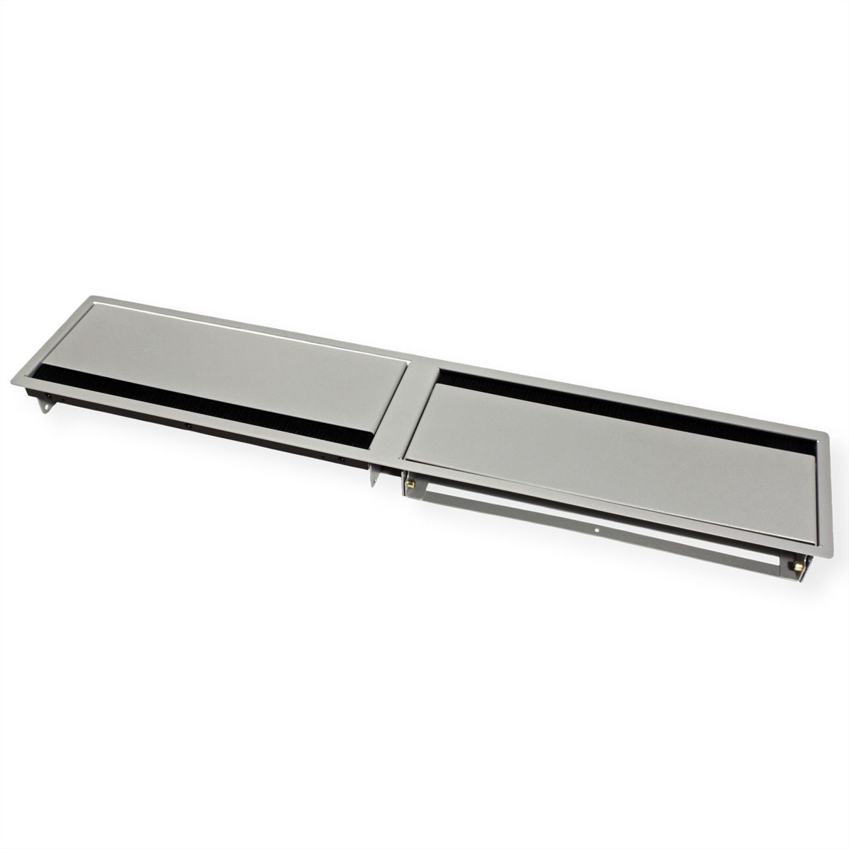 BACHMANN CONI DUO inbouwframe 2 x groot, grijs