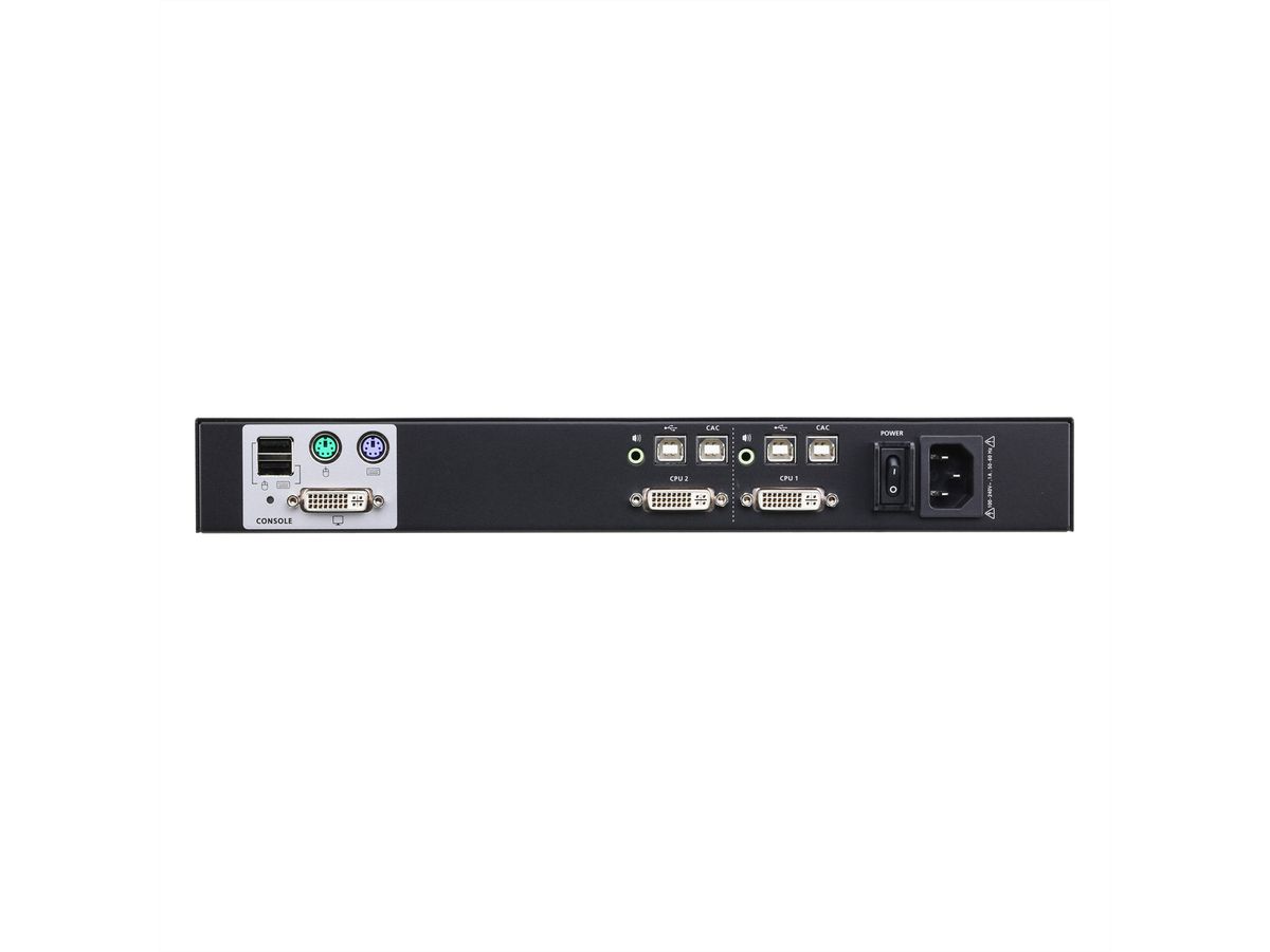 ATEN CS1182D 2-poorts USB DVI Secure KVM switch