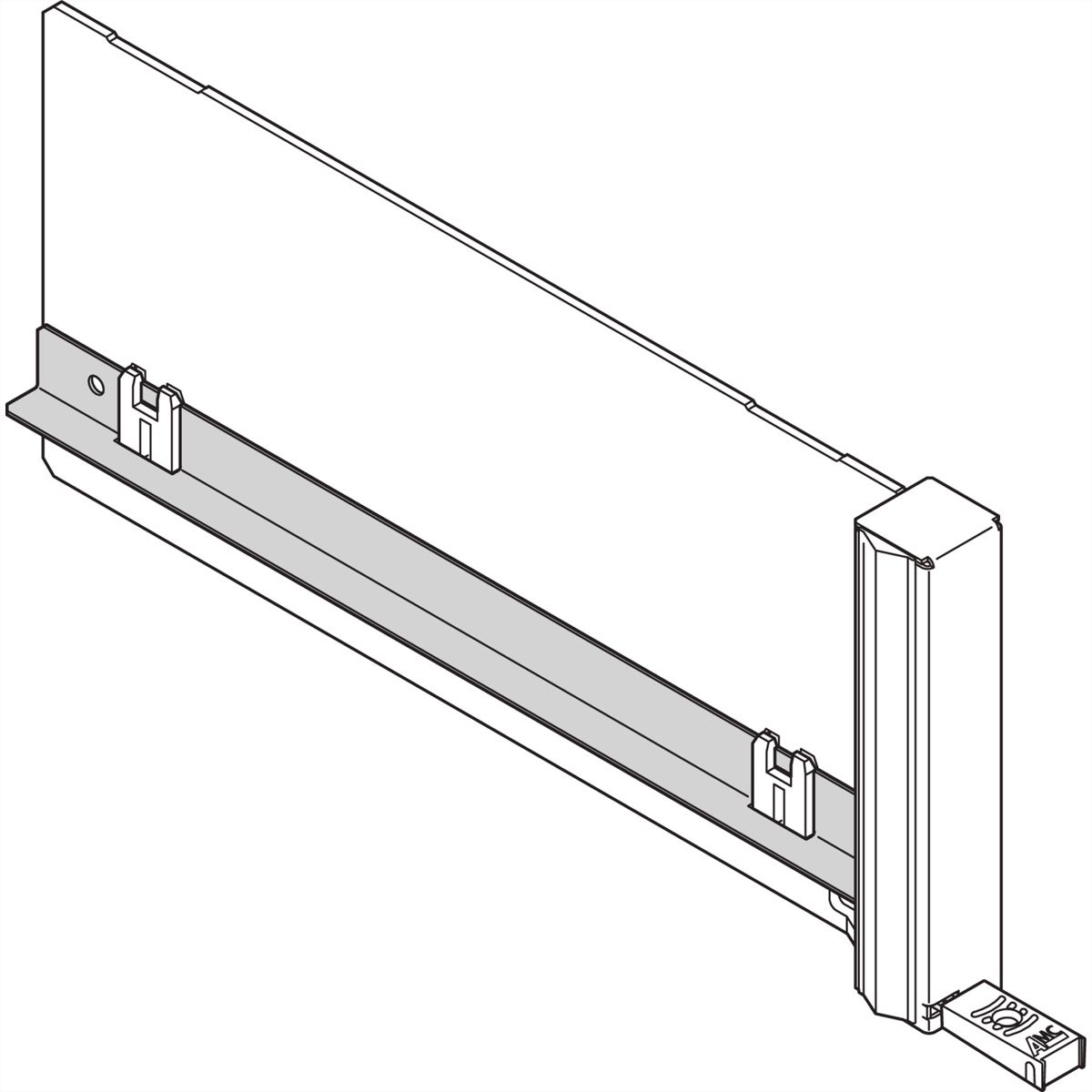 SCHROFF Air Baffle for AMC Filler Module ECO, Compact