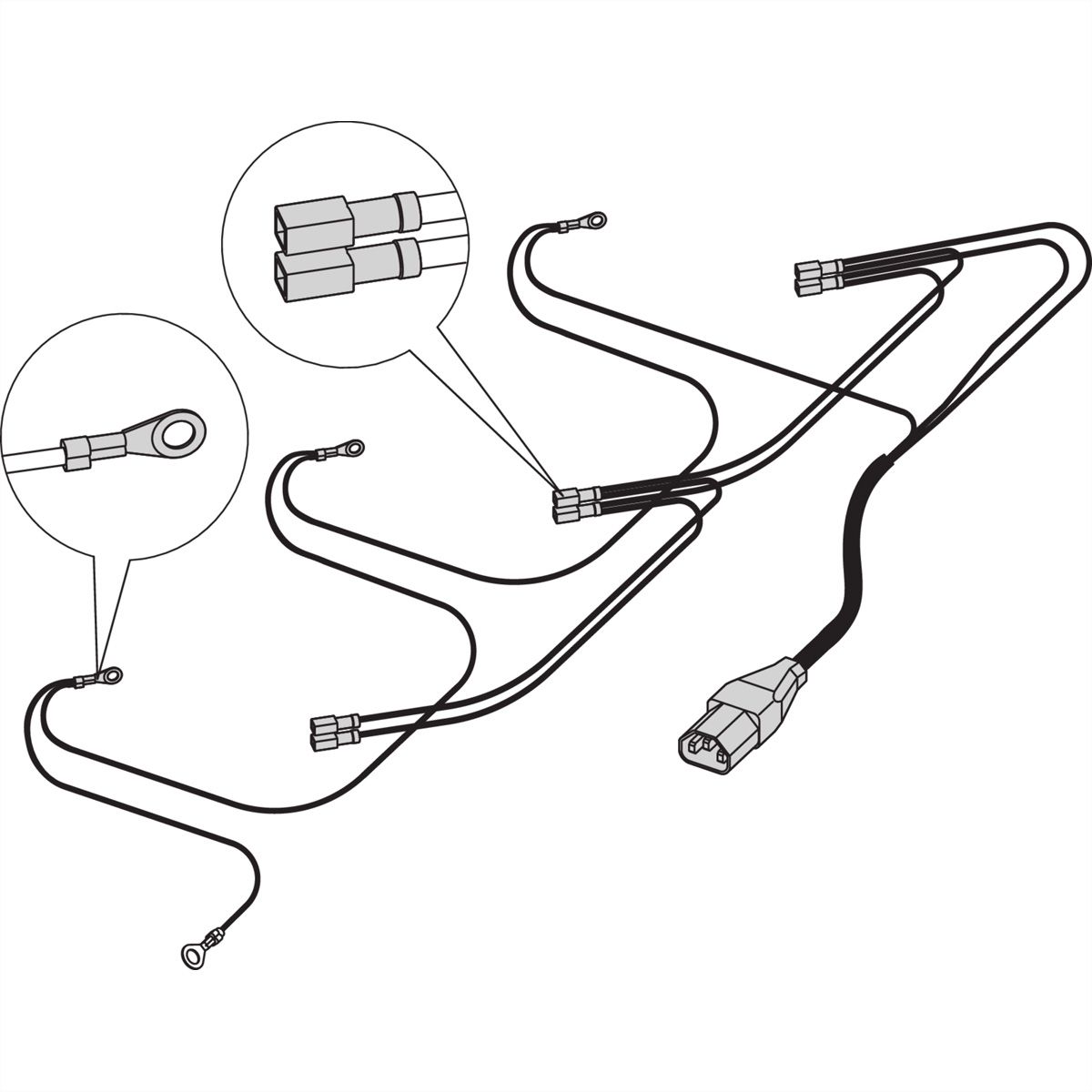 SCHROFF EPCASE Aansluitkabel voor ventilatie unit, A