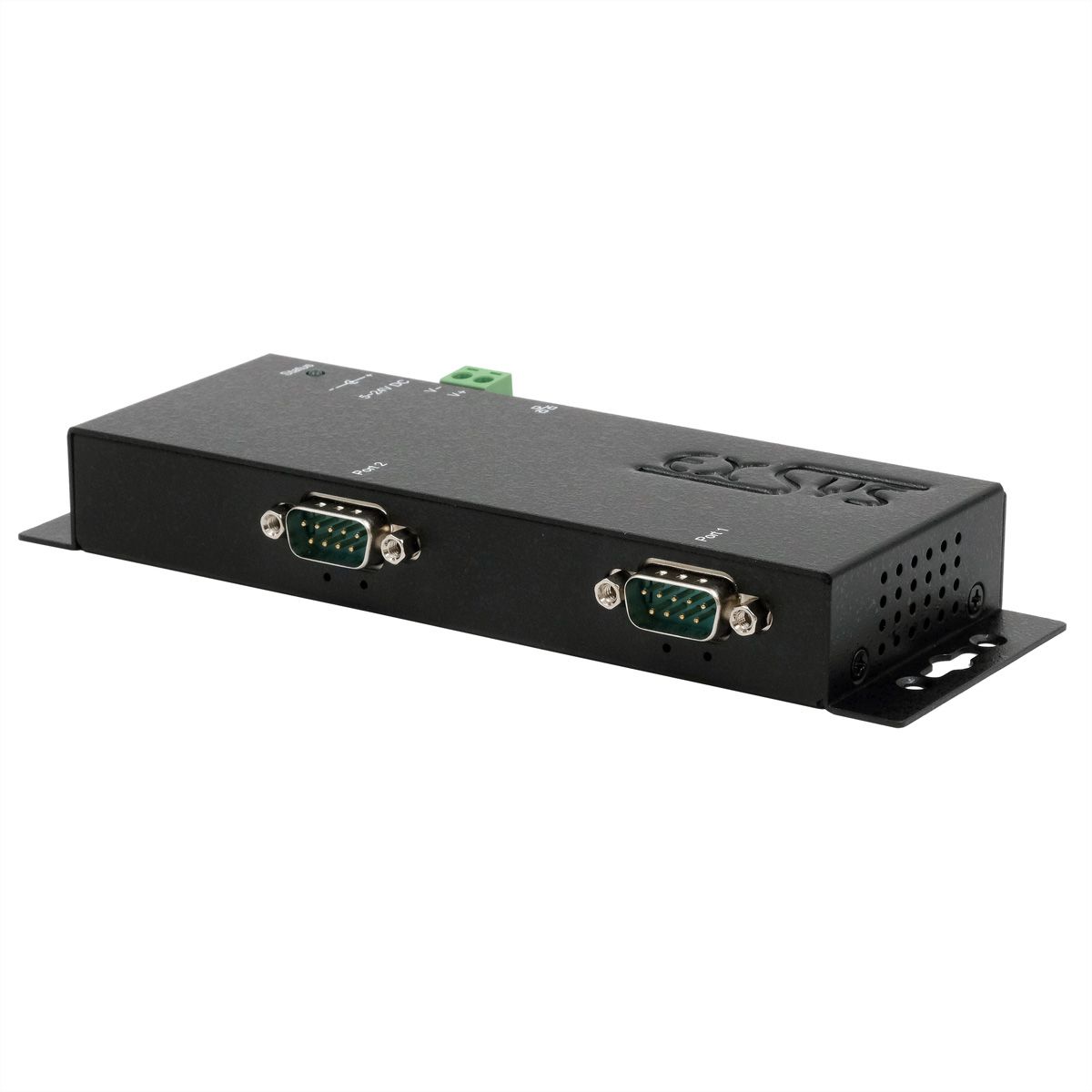 EXSYS EX-6112-2PoE Ethernet zu Seriell 2 x RS-232 mit 9 Pin Stecker