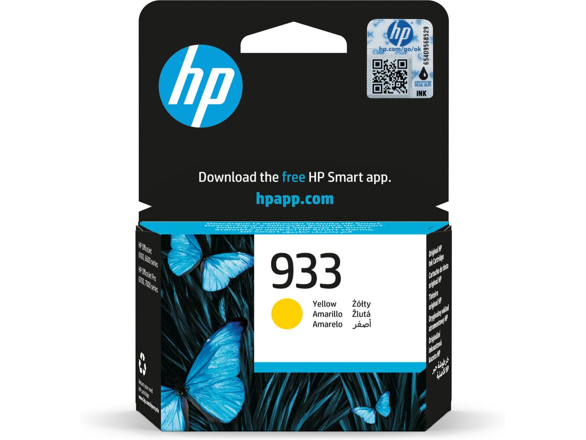 HP 933 Yellow Original Ink Cartridge