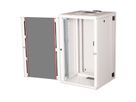 ROLINE 19-inch wall-mounted housing Pro 20 U, 600x600 WxD two-part swivelling grey