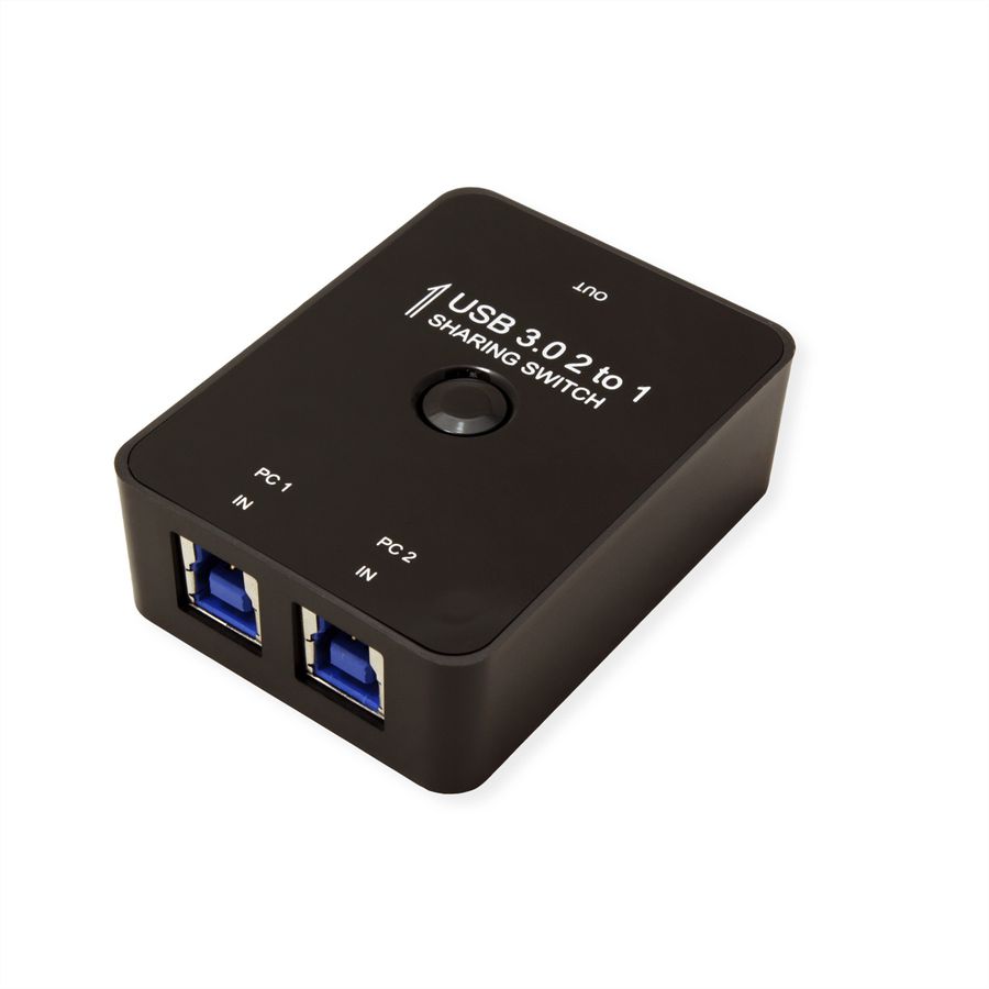 VALUE Handmatige USB 3.2 Gen 1 Switch, 2 Poorts