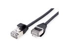ROLINE F/UTP DataCenter Patchkabel Cat.6A (Class EA), LSOH, extra dun, zwart, 1 m