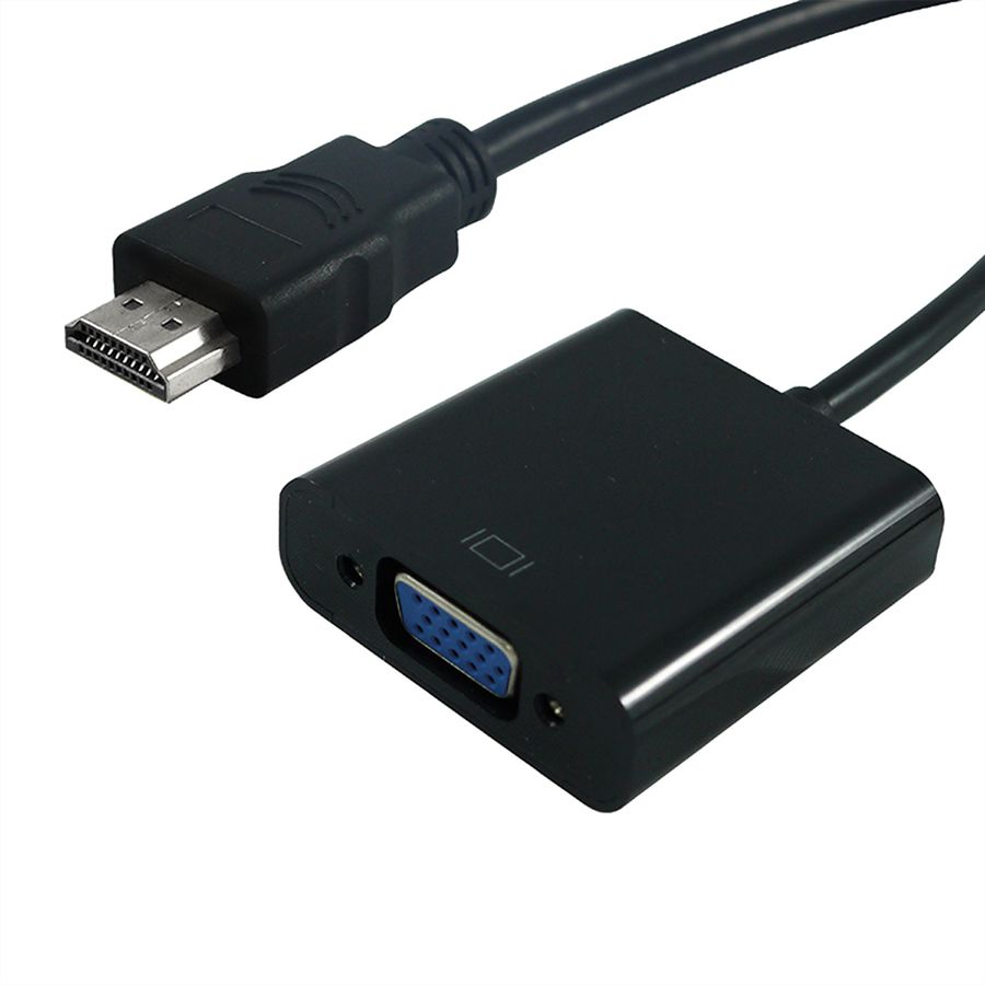 STANDARD HDMI-VGA-Kabeladapter, HDMI ST / VGA BU