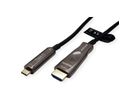 ROLINE Type C - HDMI (AOC) Cable, 4K60, M/M, 30 m