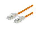 DÄTWYLER Patchkabel Kat.6A (Class EA) S/FTP, CU 7702 flex LSOH, AMP v2, orange, 0,5 m