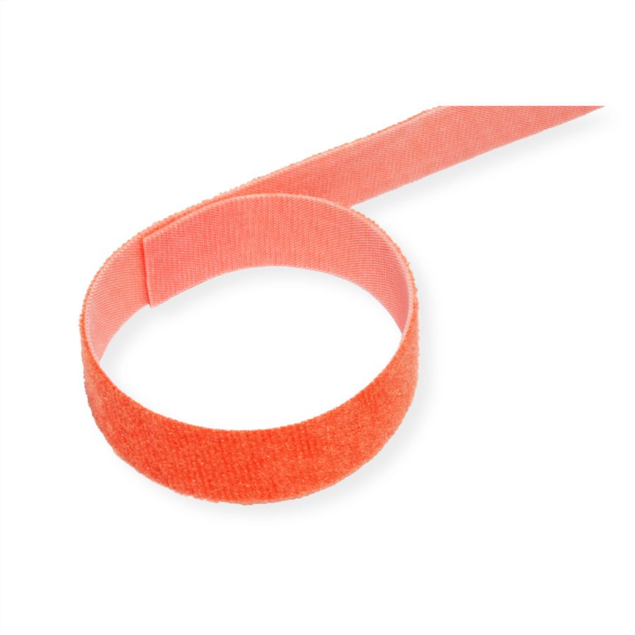 VELCRO® One Wrap® Tape 20 mm breed, oranje, 25 m