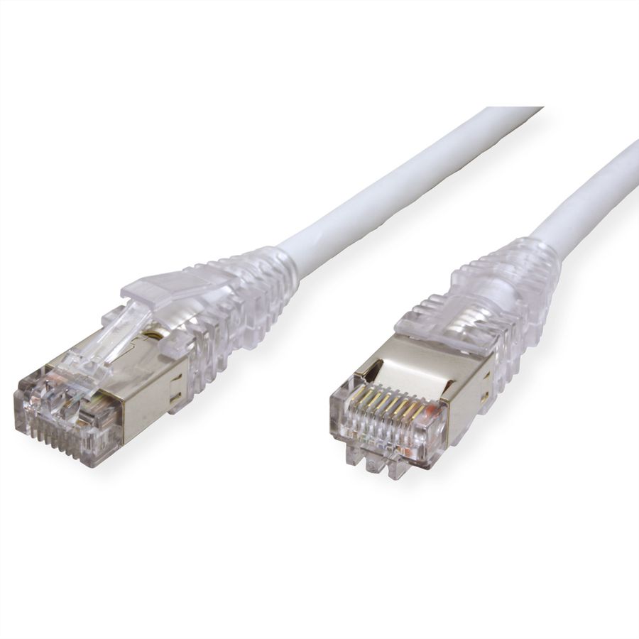 DÄTWYLER patchkabel Cat.6 (klasse E) S/FTP, CU 7702 flex LSOH, Hirose TM21, grijs, 0,5 m