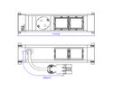 BACHMANN POWER FRAME 1xCEE7/3 2xCM, Plastic profile 0.2m GST18