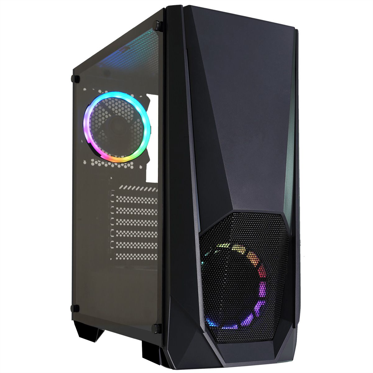 Xilence Xilent Blast X505.ARGB Gaming PC Case, RGB ATX Midi Tower, black