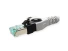 EasyLan DualBoot PushPull IP20 patchkabel, Cat.6A (Klasse EA), S/FTP, grijs, 10 m