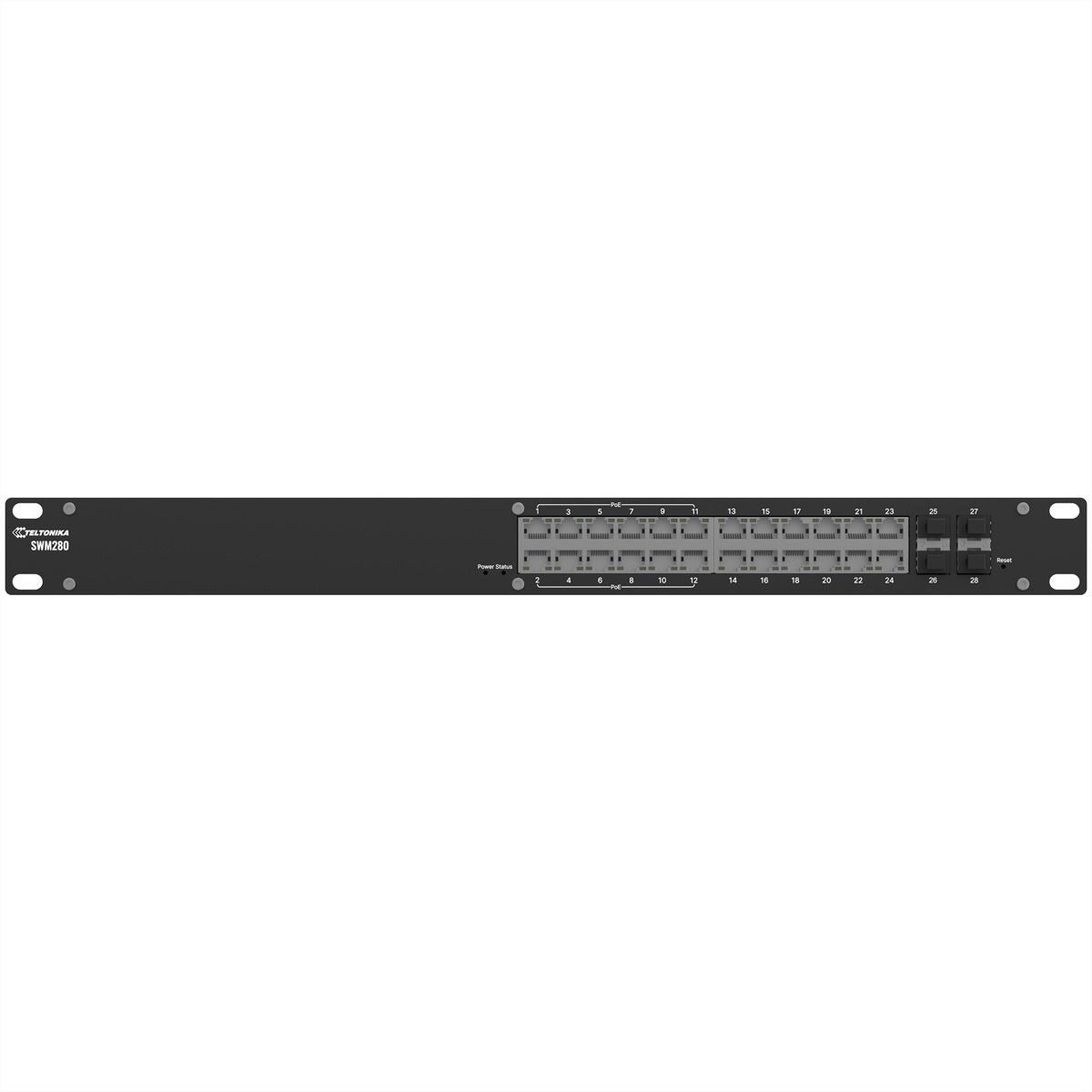 TELTONIKA SWM280 PoE+ beheerde switch, 24 Poorten