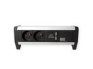BACHMANN DESK 2xUTE 1xUSB Charger GST18 black